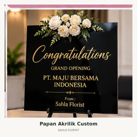 Papan Bunga Akrilik Rs Sardjito